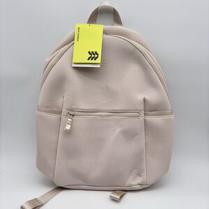 All In Motion Backpack Beige Mesh Laptop Water Bottle Pockets NWT 17"